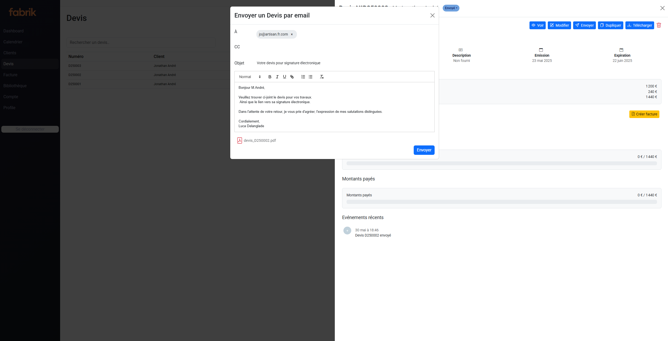 Communication client